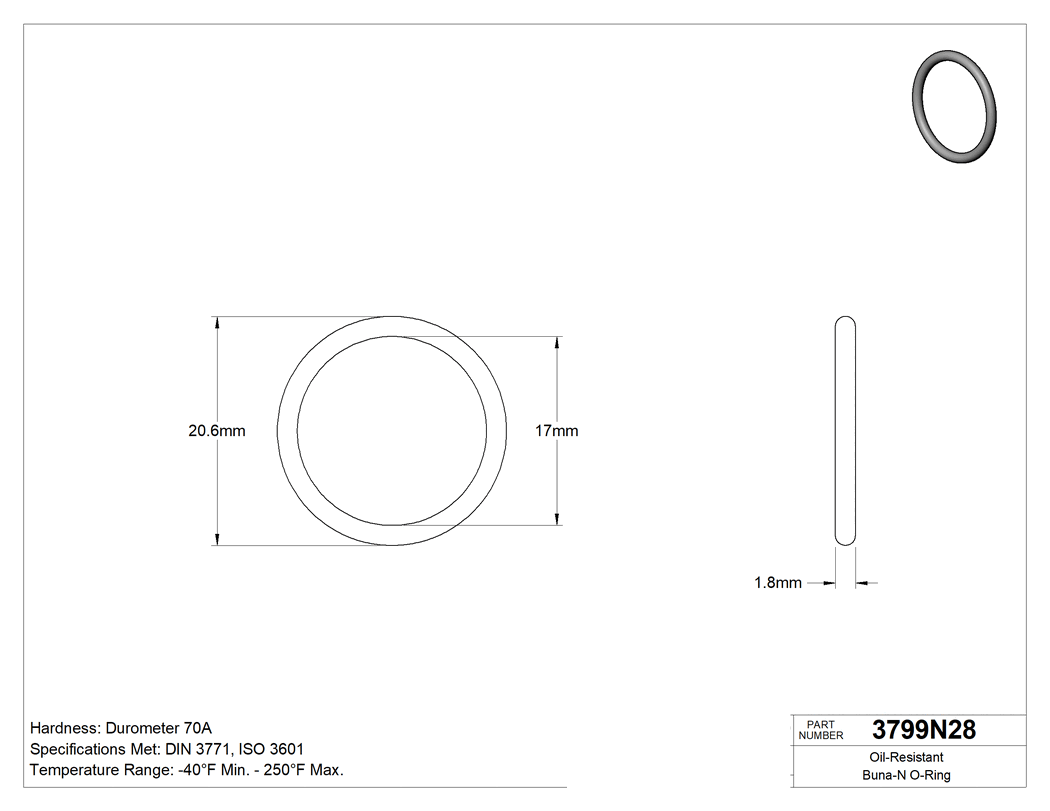 Technical drawing - 3799N28